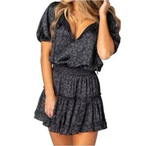 Buddy Love Ray Dress in Black Leopard